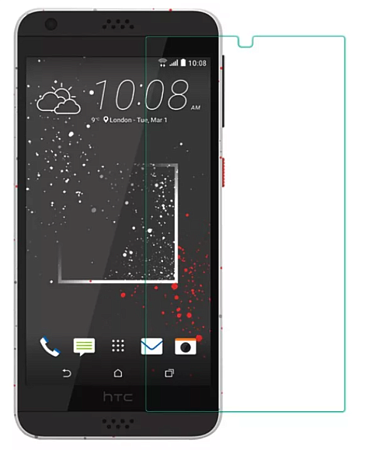 Защитное стекло на HTC 530, прозрачное, X-CASE
