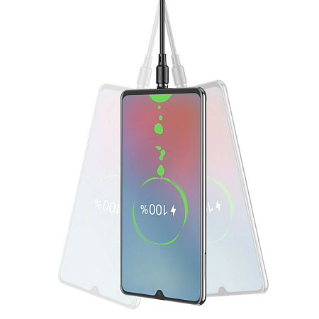 USB Кабель Micro, HOCO, X52 Magnetic, черный
