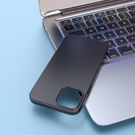 Чехол силиконовый для IPhone 12 Pro Max (6.7), Fascination series TPU, черный, Скидка