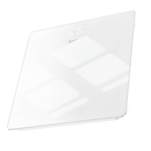 Весы, HI20, HOCO, закаленное стекло, экран: светодиодный дисплей, белый