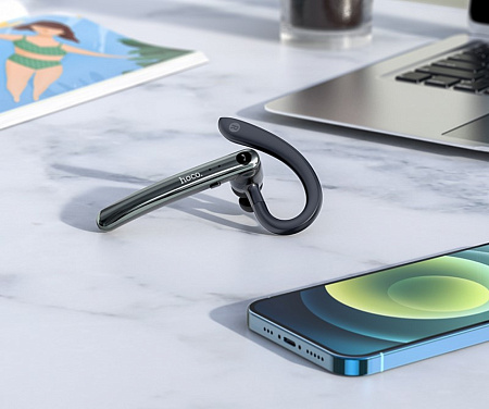 BT гарнитура Hoco, S19 (универсальная для всех телефонов), metal gray