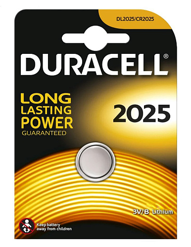 Таблетка CR2025 Duracell (1 батарейка)