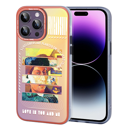 Чехол силиконовый для iPhone 14 Pro, Cool Me Series Protective case, pattern C, HOCO