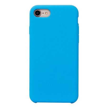 Чехол-накладка для iPhone 7/8/SE (2020), Silicon Case, голубой (20)