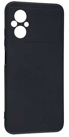 Чехол силиконовый для Xiaomi Poco M5 (4G), с защитой камеры, X-CASE, черный