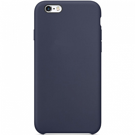 Чехол - накладка для iPhone 6 Plus/6S Plus, Silicon Case, темно-синий (9)