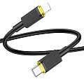 Кабель Lightning to Type-C (PD), HOCO, U109, 1.2м, черный