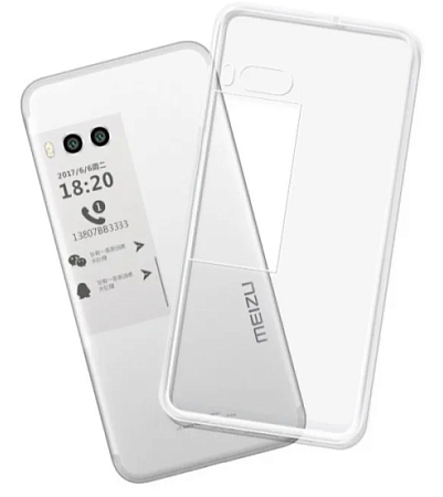 Чехол силиконовый для Meizu PRO 7, прозрачный