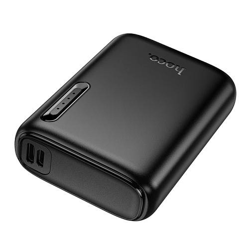 Универсальный Доп. Аккумулятор 5000mAh, J158, HOCO, выход: 1 USB: 5V/2, черный