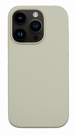 Чехол-накладка для iPhone 14 Pro, Silicon Case, без лого, слоновая кость