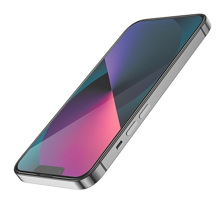 Защитное стекло на iPhone 13 mini (5.4) G5, HOCO, Full screen silk screen HD, черное