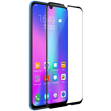 Защитное стекло на Honor 10I/Honor 10 lite/Honor 20I/Honor 20 Lite/ P Smart 2019/P Smart+ 2019, 9D, черный