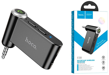 Bluetooth Receiver, E58, HOCO, черный
