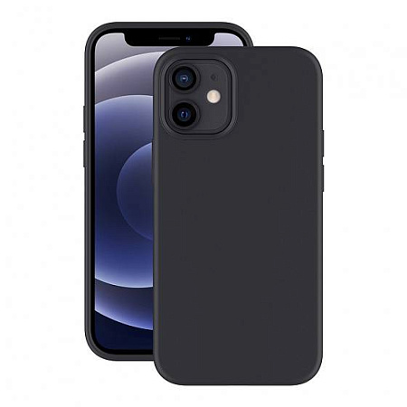 Чехол силиконовый для iPhone 12 Mini (5.4), good quality, X-CASE, черный