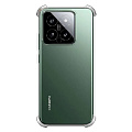 Чехол силиконовый для Xiaomi 14, усиленные края, c защитой камеры, X-CASE, прозрачный