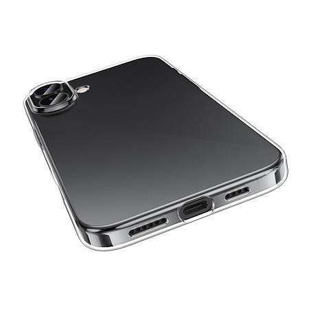 Чехол силиконовый для iPhone 17, Light series TPU, HOCO, прозрачный