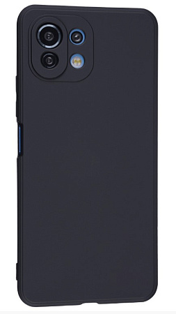 Чехол силиконовый для Xiaomi Mi 11 lite (5G), микс, X-CASE, черный