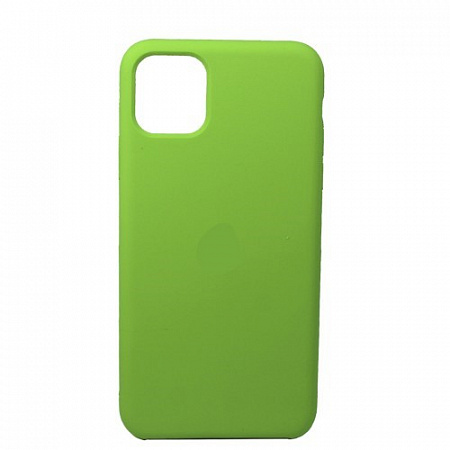 Чехол - накладка для iPhone 11, Silicon Case, зелёный