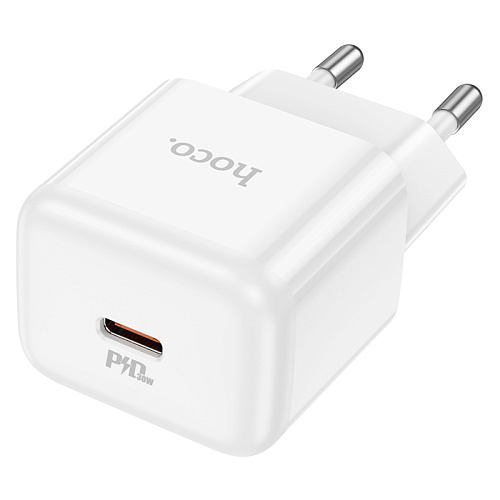 Сетевое зарядное устройство, 1 PD 30W (N32), HOCO, белый
