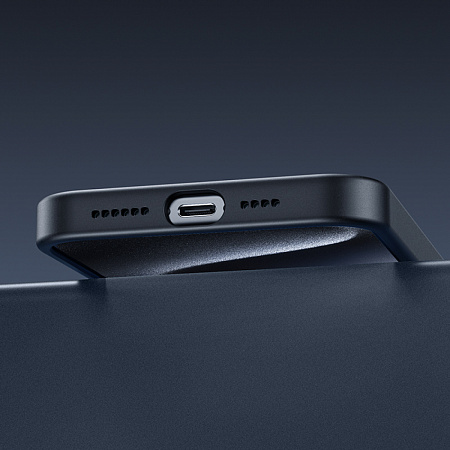 Чехол для iPhone 15 Pro, TPU, Магнитный (MagSafe), AS7, HOCO, черный