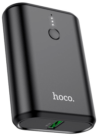 Универсальный Доп. Аккумулятор 10000mAh, Q3, HOCO, 1 PD 20W, черный