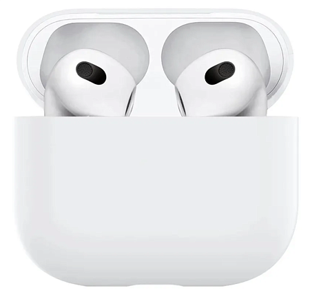 Чехол силиконовый для Airpods 3 case, X-CASE, белый