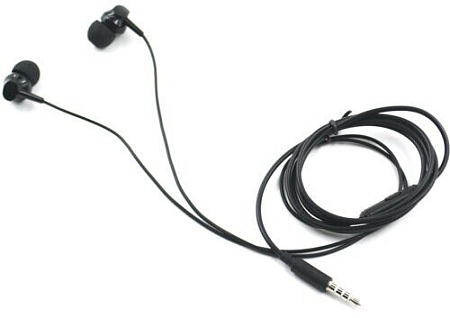 Проводные наушники M14 Universal Earphone, вакуумные с микрофоном, HOCO, черные