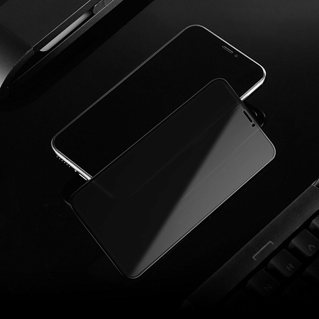 Защитное стекло на iPhone X/XS/11 Pro (A13), HOCO, Shatterproof edges Anty-SPY, glass черное