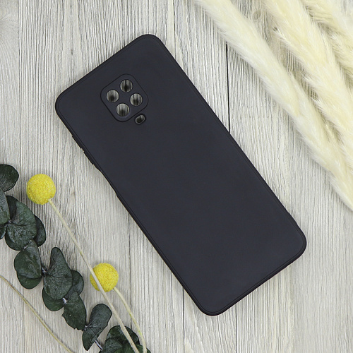 Чехол силиконовый для Xiaomi Redmi Note 9S/Note 9 pro/Note 9 pro max, с защитой камеры, X-CASE черный