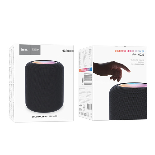Колонка HC30 Oceano BT speaker с подсветкой, HOCO, черный