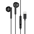 Проводные наушники M65, Type-C Special sound, HOCO, черные