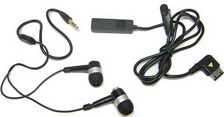 Наушники SA stereo headset, вакуумные, черные