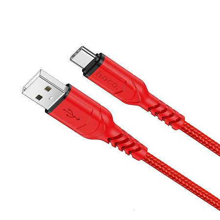 USB Кабель Type-C, HOCO, X59, красный