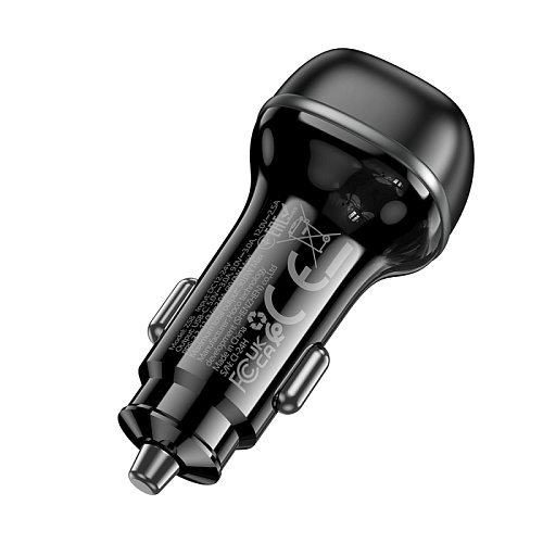 Автомобильное зарядное устройство, 1 PD 30W (Z58), HOCO, черный