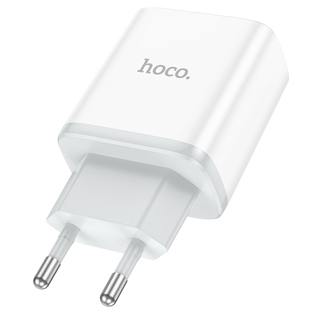 Сетевое зарядное устройство, 1 PD 20W + 1 USB 3.0 QC (C105A), HOCO, белый