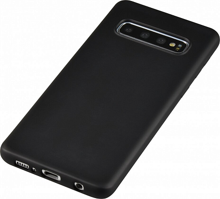 Чехол силиконовый для Samsung SM-G973, Galaxy S10, X-CASE, черный