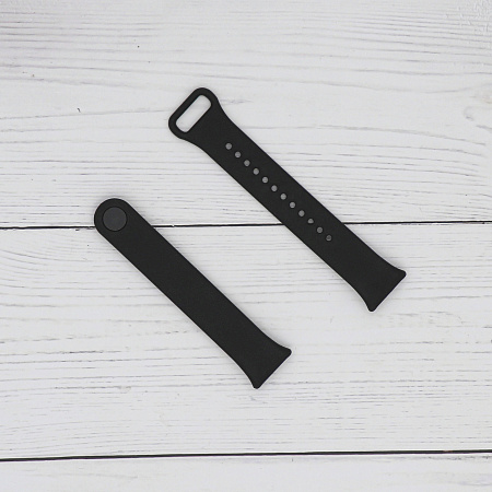 Силиконовый ремешок на руку для Huawei Honor band 9, черный