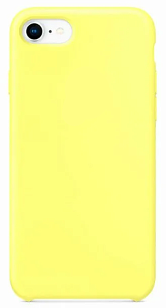 Чехол-накладка для iPhone 7/8/SE (2020), Silicon Case, лимонный