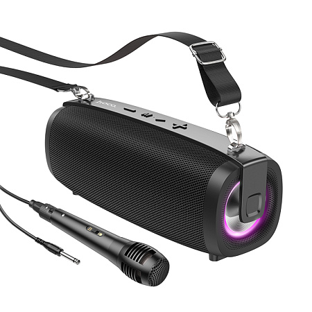 Колонка BS55, +1 Микрофон, Gallant outdoor BT speaker, HOCO, черный