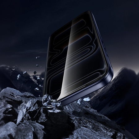 Защитное стекло для iPhone 17 Pro Max, G15, HOCO, Guardian shield series full-screen anti-spy tempered glass, черное