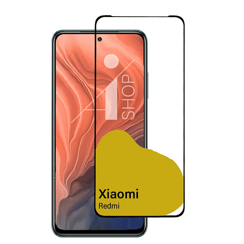 Защитное стекло на Xiaomi Redmi K50 Pro/ K50 Gaming Edition, 9D, черный, X-CASE