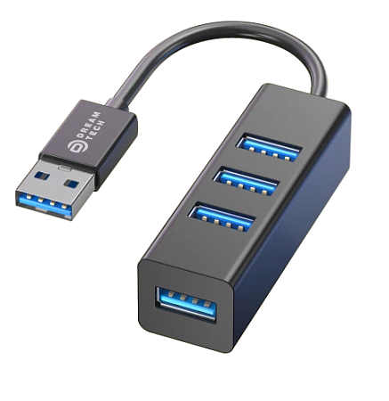 USB Hub на 4 Usb, Z6 Dream, черный