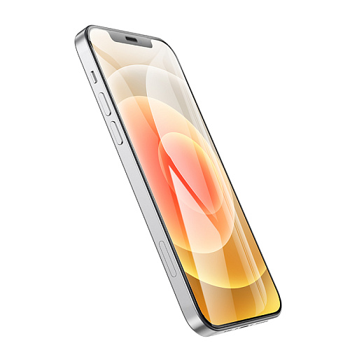 Защитное стекло на iPhone 12 Pro Max (6.7) A777, HOCO, HD, черное