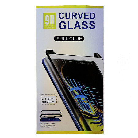Защитное стекло на Realme 12 Pro (5G)/12 Pro+, полный клей, черное, X-CASE