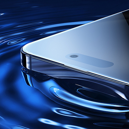 Защитное стекло для iPhone 15/16, A777 Plus, HOCO, антишпионское, черное