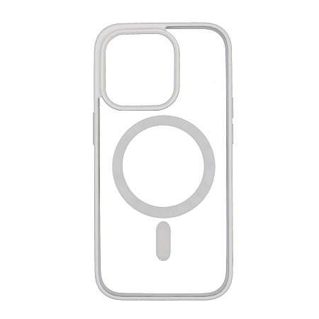 Чехол силиконовый для iPhone 13 Pro Max (6.7), Магнитный (MagSafe), X-CASE, белый