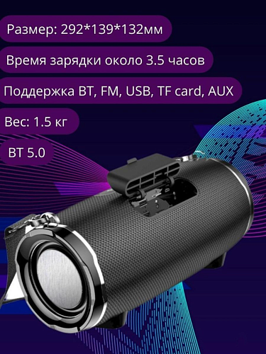 Колонка HC5 Cool Enjoy sports BT speaker, HOCO, черная