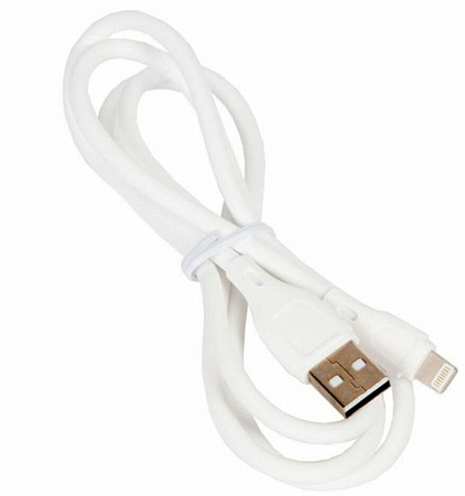 USB дата кабель Lightning, HOCO, X61, силиконовый,  белый