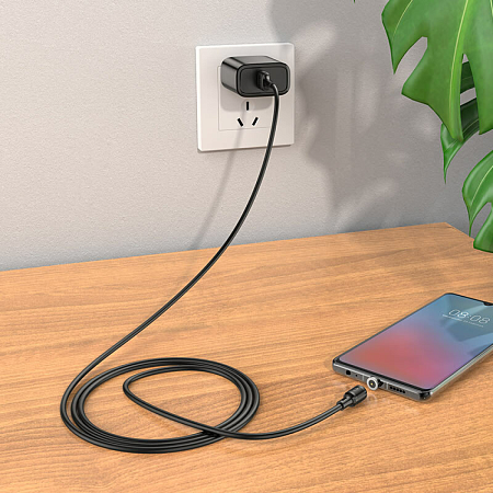 USB Кабель Micro, HOCO, X52 Magnetic, черный