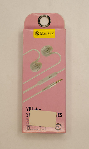 Наушники Mosidun W1, белые